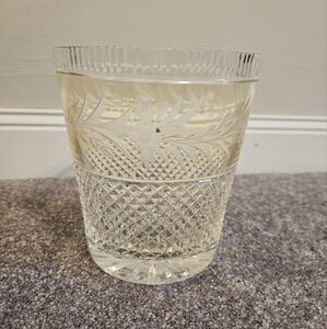 Elegant Crystal Cut Glass Vase